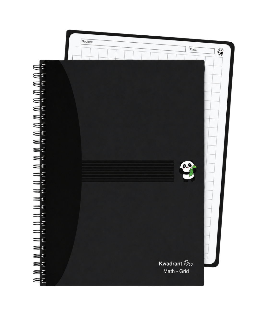 Kwadrant Pro wiskundeschrift A4 – harde PP-kaft met whiteboard binnenzijde