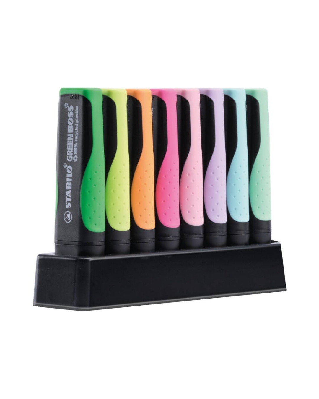 STABILO GREEN BOSS kleuren overzicht – 8 klassieke markeerkleuren