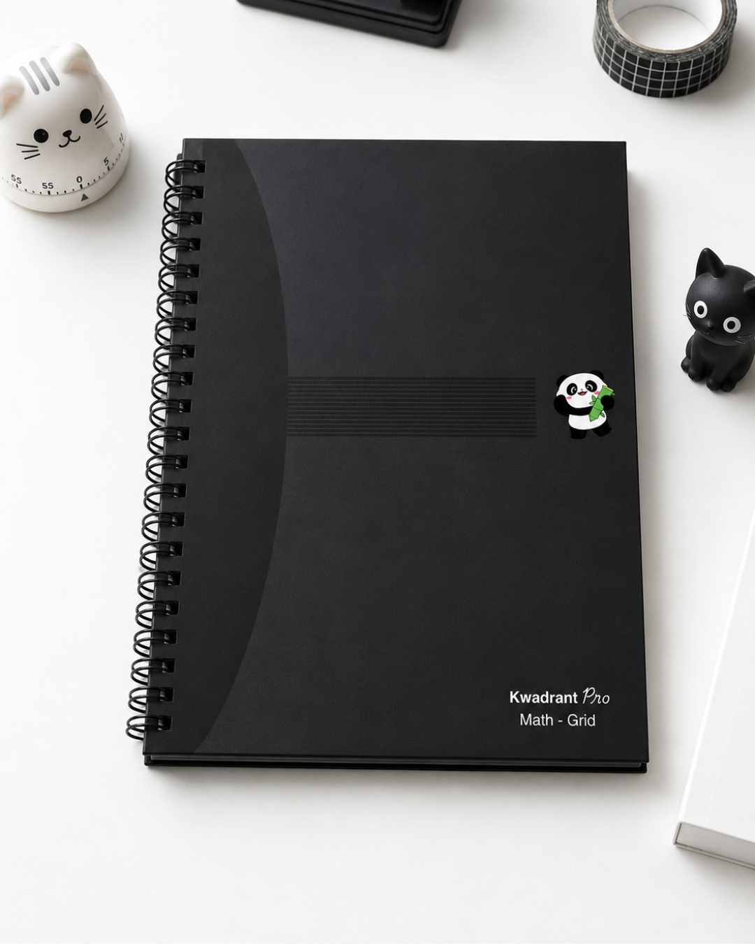 Kwadrant Pro open – 10×10mm ruitjespapier 240 pagina's