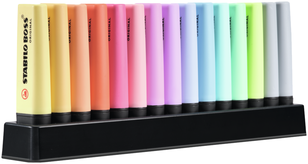 STABILO BOSS ORIGINAL Markeerstiften Pastel Deskset – 15 Stuks – foto 3